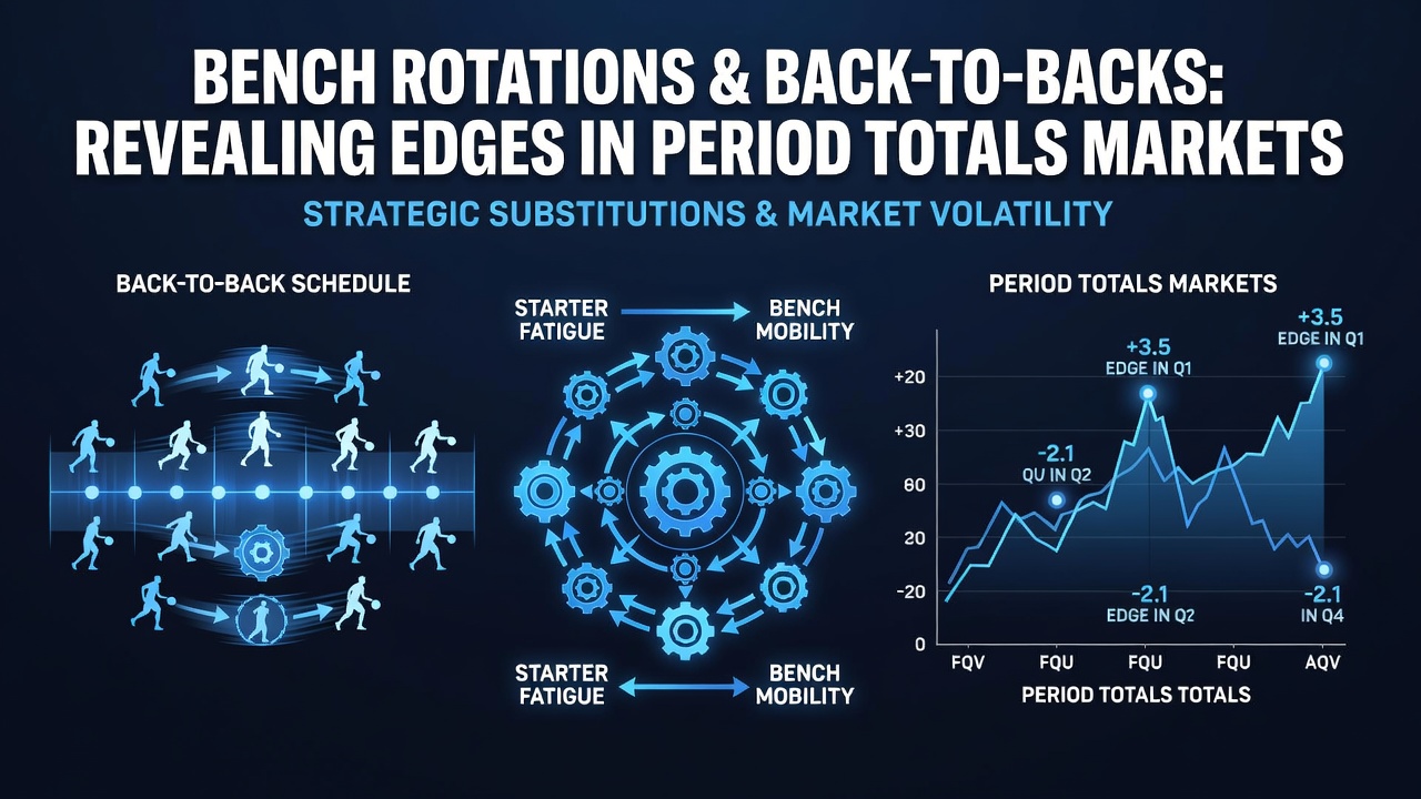 Bankrotations in NBA-Back-to-Backs decken Edges in Perioden-Totals-Märkten auf