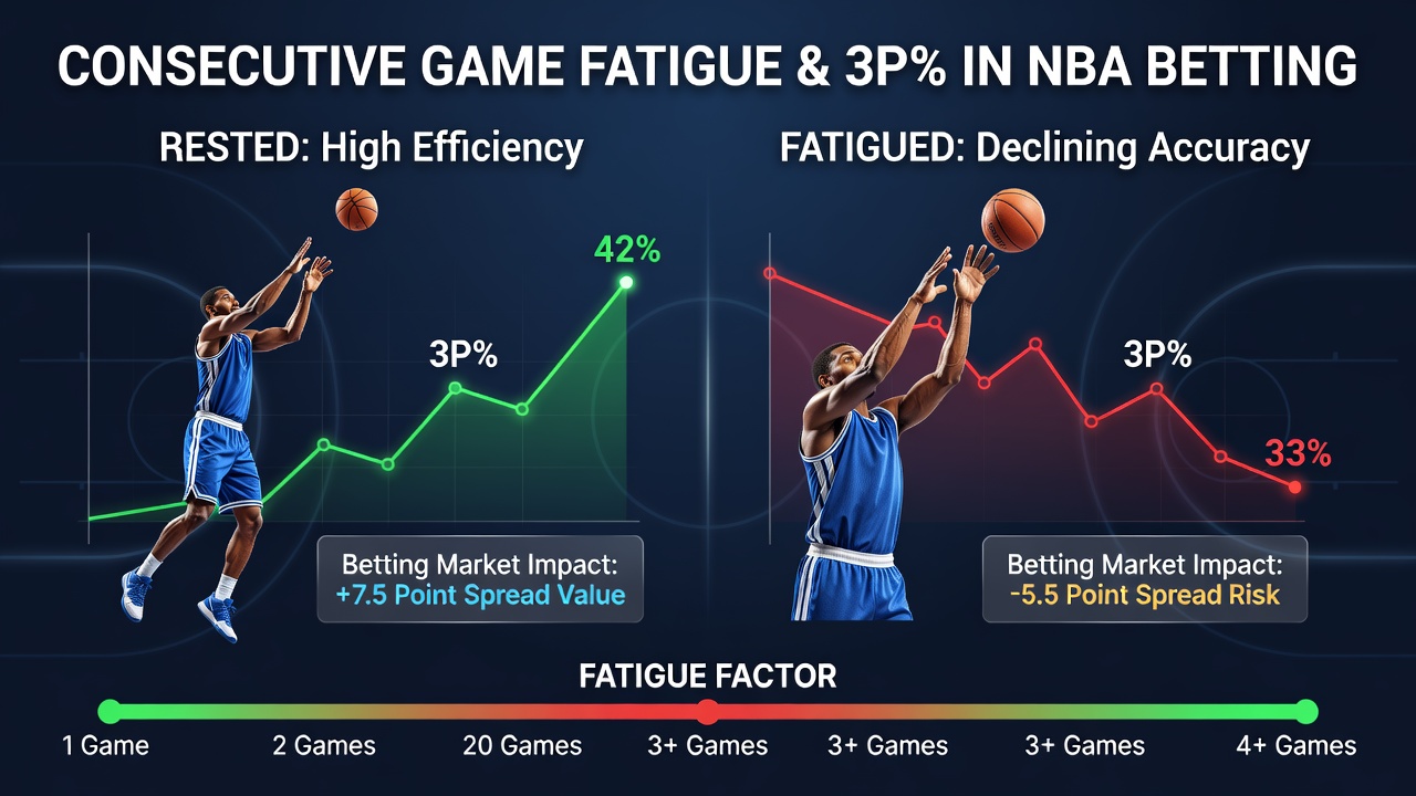 Spielermüdung durch aufeinanderfolgende Partien und ihre messbaren Effekte auf Dreipunktquoten in NBA-Wettmärkten