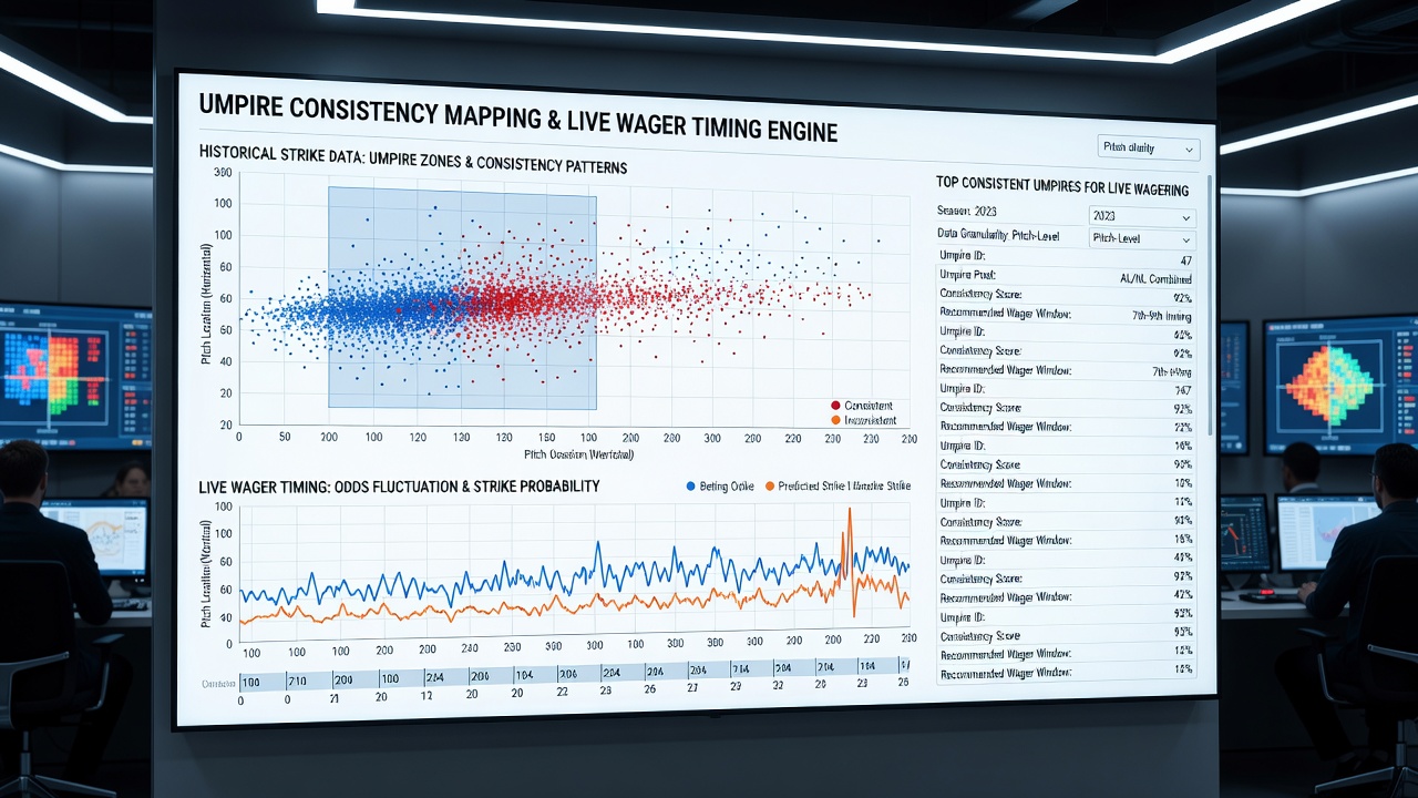 Visualisierung von Strike-Zonen-Variationen und deren Einfluss auf Live-Wettmärkte