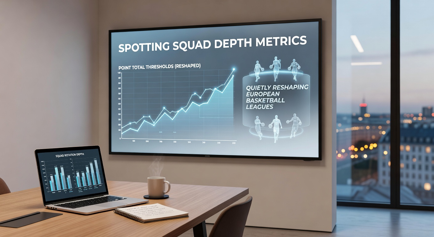 Analysten betrachten Statistiken zu Kader-Tiefe und Rotationen in europäischen Basketball-Ligen