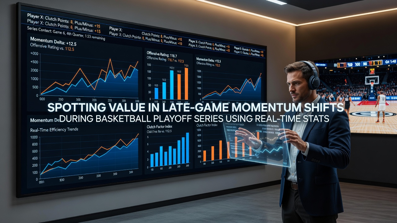 Analyse von Echtzeit-Statistiken bei Basketball-Playoff-Momentum-Verschiebungen