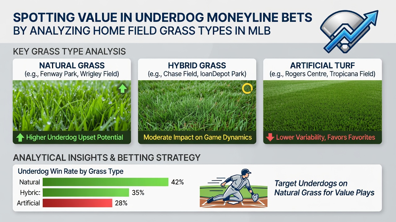 Vergleich von Grasarten und Einfluss auf MLB-Ergebnisse