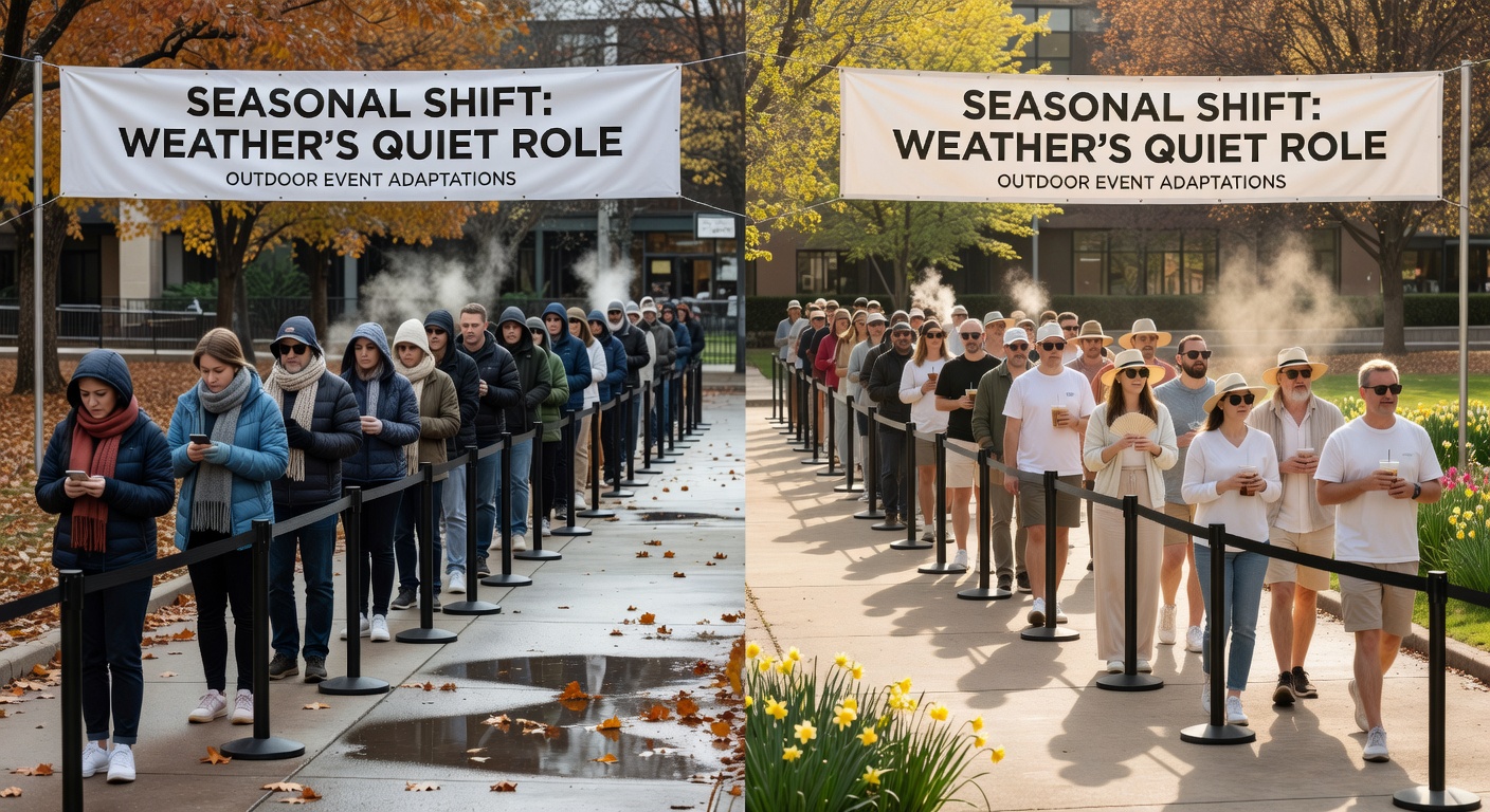 Saisonale Wetterveränderungen und deren Einfluss auf Wettlinien bei Outdoor-Events