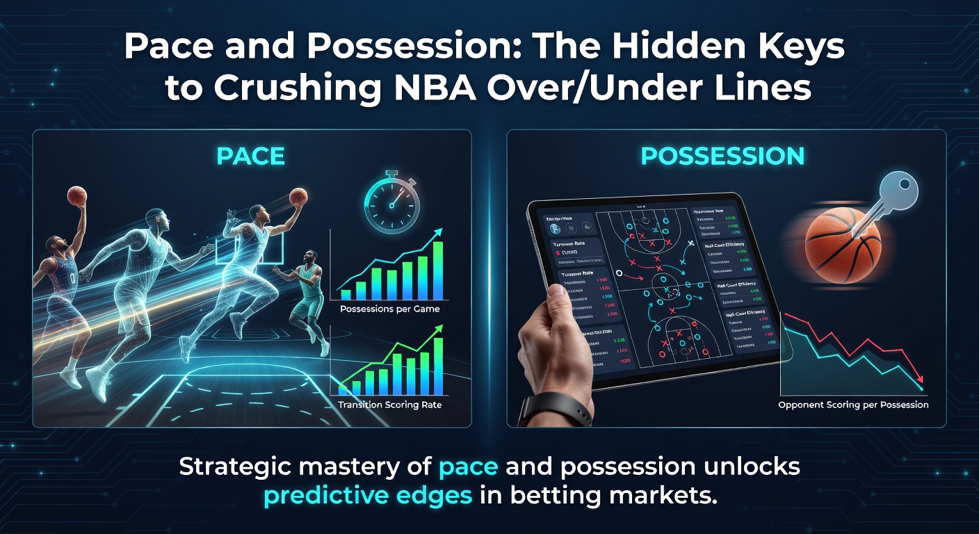Detaillierte NBA-Statistik-Tabelle zu Pace und Possession in einem High-Scoring-Game